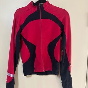 Adidas ClimaCool Zip Jacket, Red & Black, Medium